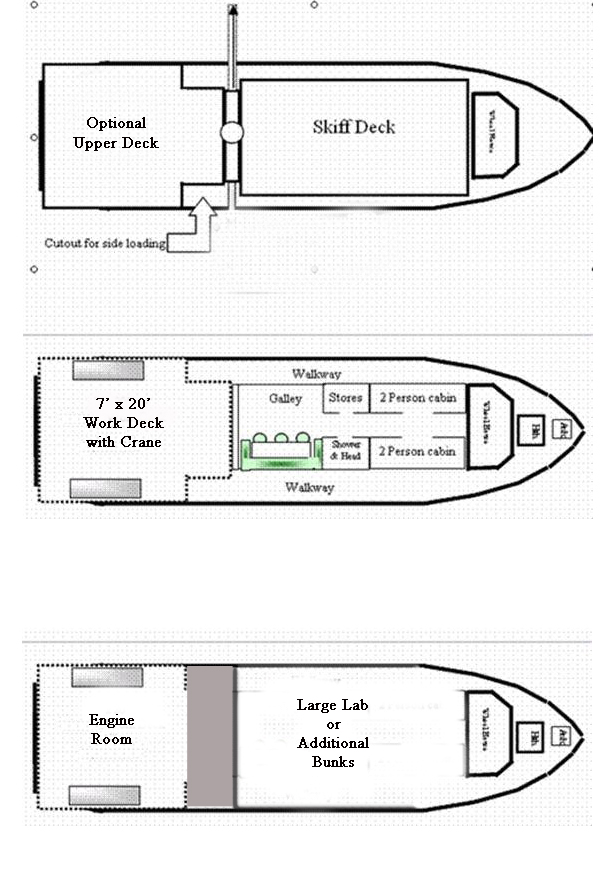 Floor plans for the Nancy  H.